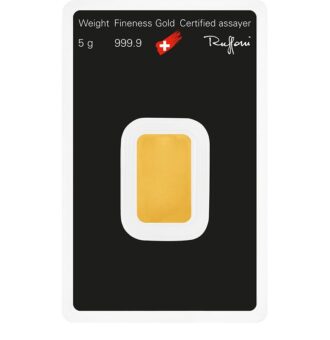 Lingote de Oro 5 g – Argor Heraeus TORRES ORO 2 Torres Oro