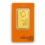 Lingote de oro Valcambi 1 oz certificado de inversión 999,9 disponible en Málaga y con envío asegurado a toda España
