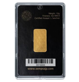 Torres Oro 17 Lingote de oro SEMPSA 10g certificado en Málaga con envío a toda España