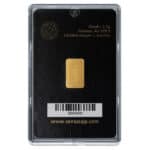 Lingote de oro SEMPSA 2,5g certificado en Málaga con envío a toda España