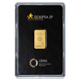 Torres Oro 22 Lingote de oro SEMPSA 5g certificado en Málaga con envío a toda España