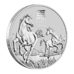 Moneda Lunar III Año del Caballo Plata 999.9 1 oz 2026 - Imagen 3