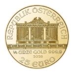 Moneda Bullion Filarmónica de Viena Oro 1/4 oz – 2026 - Imagen 2