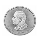 Moneda Maple Leaf Plata 999.9 1 oz 2024 - Imagen 2