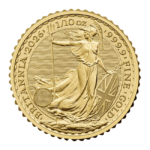 Moneda Bullion Britannia Oro 1/10 oz 2026