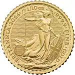 Moneda Bullion Britannia Oro 1/10 oz 2026