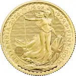 Moneda Bullion Britannia Oro 1/4 oz 2026
