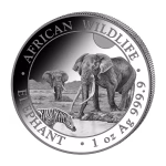 Moneda Elefante de Somalia Plata 1 oz 2026
