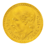 Moneda Oro 2,5 Pesos Mexicanos Hidalgo 1945 – Circulada