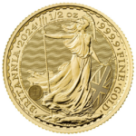 Moneda Bullion Britannia Oro 1/2 oz 2024 - Circulada