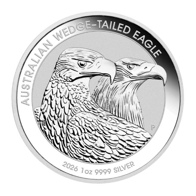 Moneda Wedge Tailed Eagle Plata 999 1 oz 2026 TorresOro Moneda Wedge Tailed Eagle Plata 999.9 1 oz 2026 - Imagen 1