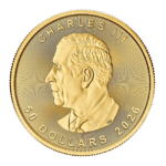 Moneda Bullion Maple Leaf 1/10 oz Oro 2026 - Imagen 2