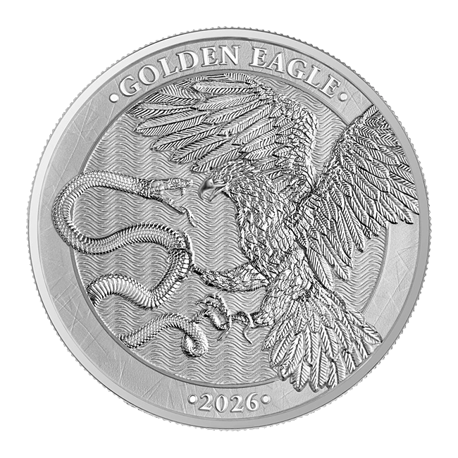 Moneda Malta Golden Eagle Plata 999 1 oz 2026 Torres Oro Moneda Malta Golden Eagle Plata 999.9 1 oz 2026 - Imagen 1