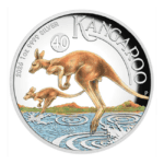 Moneda Canguro Coloreado Plata 999.9 1 oz 2026