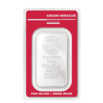 Lingote de Plata Argor Heraeus 100g