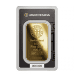 Lingote de Oro 100g – Argor Heraeus