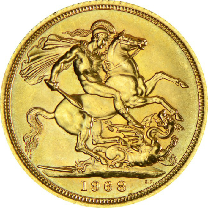 Moneda de Oro 1 Soberano Años Variados - Circuladas torres oro Moneda de Oro 1 Soberano Años Variados - Circuladas - Imagen 1